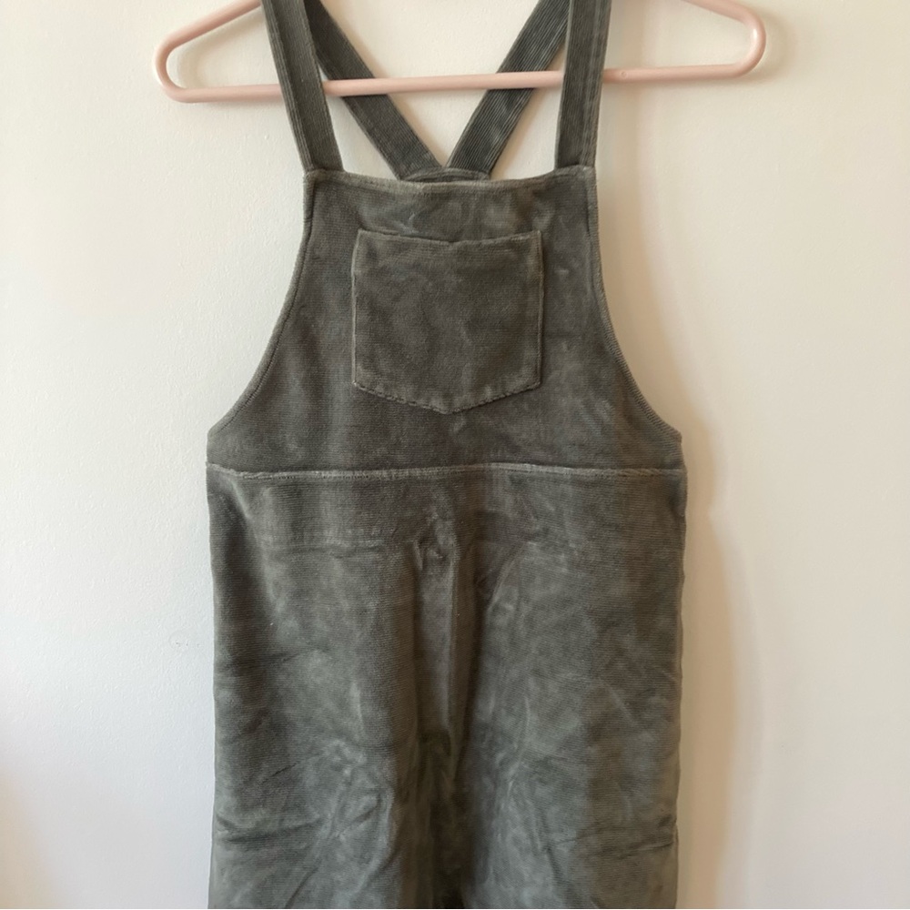 XS Green Hollister Corduroy Dress
